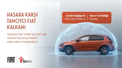 Hasar Koruma Paketi ile Lastik Değişimi 1.500 TL, Ozon Temizliği Hediye