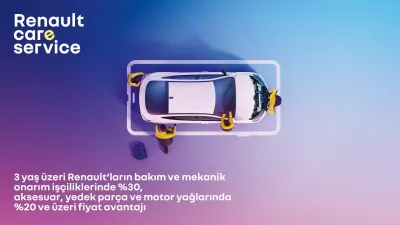 Renault Tanoto'da Tüm Bakım, Mekanik Onarım Ve Aksesuarlarda %40'a Varan İndirim!