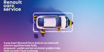 Renault Tanoto'da Tüm Bakım, Mekanik Onarım Ve Aksesuarlarda %40'a Varan İndirim!